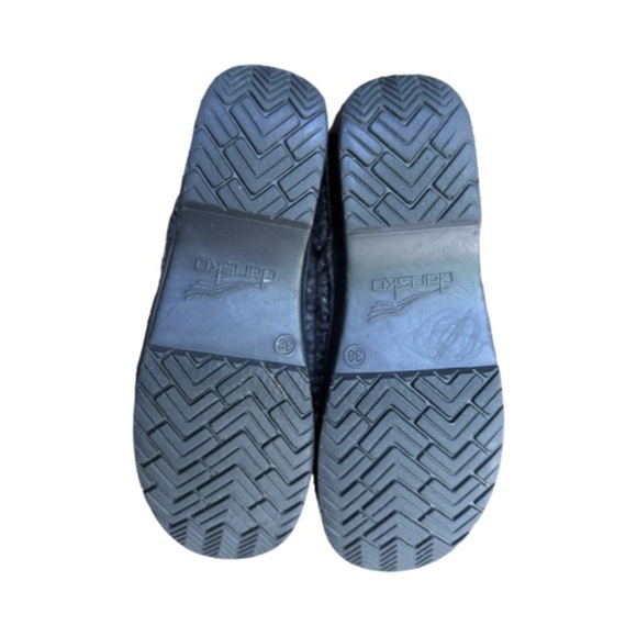 Dansko Vegan Women’s Tweed Slip On Clogs Black White Size 7.5-8 (38) - Picture 8 of 10